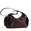 2daefc3d-59e5-4cd2-8c05-ff8f18aa558e Vintage Boston Bag With Frosted Cowhide And Large Capacity Shoulder Bag
