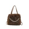 940a5422-2b42-4192-8707-f518e961a578 Women's Versatile and Stylish Plush Handbag