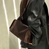 b4103033-43d1-4752-b013-c23210b796f8 Vintage Boston Bag With Frosted Cowhide And Large Capacity Shoulder Bag