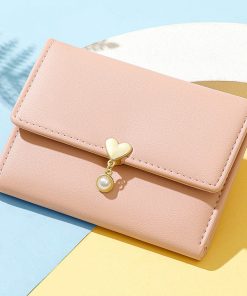c84e44cf-c9f8-4196-846d-7b3e574113fa Mini Women's Cute Tri-fold Love Wallet